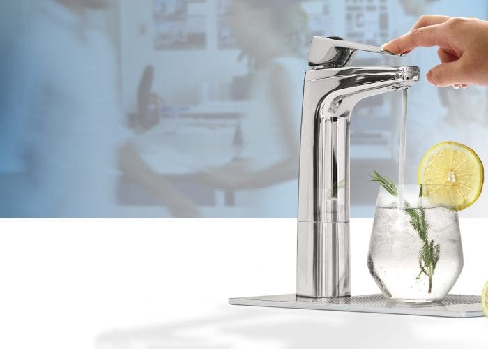 Chrome XL dispenser chilled water