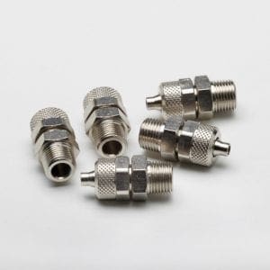 Fitting - 6mm x 1/8 BSP - with nut Qty 5
